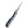 Kansept Loki Damascus,Blue Anodized Ti with Frag Pattern K1058B7