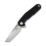 KUBEY Carve Liner Lock Folding Knife Black G10 Handle KB237G