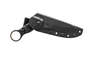 TOPS KNIVES 10/27 Carbon Steel Sawback Blade, Black G10 Handles, Kydex Sheath - ELPN-X1
