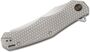 WE Polished Bead Blasted Titanium Handle With Diamond Pattern On Presentation Handle Polished Bead B