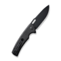 SENCUT Vesperon Black Canvas Micarta Handle Black 9Cr18MoV Blade S20065-3
