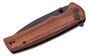SENCUT Sachse Guibourtia Wood Handle Black Stonewashed 9Cr18MoV Blade S21007-6