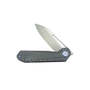 Kubey Royal Frame Lock EDC Pocket Knife Front Flipper Flame 6AL4V Titanium Handle KB321N