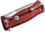 Lionsteel SR FLIPPER RED Aluminum knife, RotoBlock, satin finish blade Sleipner SR11A RS