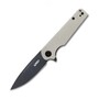 KUBEY Wolverine Liner Lock Folding Knife Ivory G10 Handle KU233G