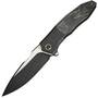 WE Black Titanium Handle With Shredded Carbon Fiber InlayBlack Stonewashed Bohl