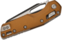 Microtech MSI S/E BLACK PART SERRATE FLUTED ALUMINUM TAN 210-2FLTA