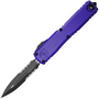 Microtech ULTRATECH GEN IV D/E BLACK PART SERRATE  PURPLE 11224-2PU