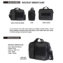 Magforce Recruit Briefcase - 500D W/P Black #A0343B02