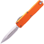 Microtech UTX-85 D/E STONEWASH STANDARD ORANGE 12324-10OR