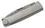 Lionsteel Folding knife Damascus Scrambled blade, GREY Titanium handle and clip  TL D GY