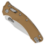 Microtech AMPHIBIAN RAM-LOK STW PART SERR FLUTED TAN G10 137RL-11FLGTTA