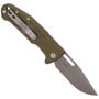 Fox Knives  SMARTY AUTO TACTICAL,N690 STONEWASHED BLD,ALLUMINUM OD GREEN FX-503 ALOD