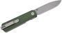 CIVIVI Green Canvas Micarta Handle Includes 1PC Steel Tweezers &amp; Toothpick In The Handle Gray Stonew