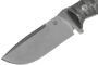 Fox Knives PRO-HUNTER FIXED STONEWASHED BLD- MICARTA BLACK CANVAS HDL FX-131 MBSW
