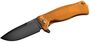 Lionsteel SR FLIPPER ORANGE Aluminum knife, RotoBlock, Chemical Black blade Sleipner SR11A OB