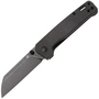 QPS Penguin V2 D2, black stonewash, Manico: Micarta marrone scuro QS130V2-A2