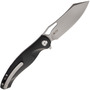 KUBEY Drake Lliner Lock Folding Knife Black G10 Handle KB239A