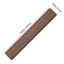 Dellinger Wooden magnetic strip (wallnut) 430x65x20mm