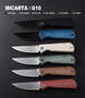Petrified Fish PFP07 Viking Satin K110 Red Micarta PFP07RMS