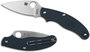 Spyderco UK Penknife Lightweight Dark Blue CPM S110V/Slip Joint/Leaf Shape C94PDBL