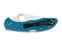 Spyderco DELICA FLAT GROUND MODRÝ 01SP663