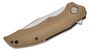 Petrified Fish PFP10 Hairtail Stonewashed K110 Brown Micarta PFP10KMW