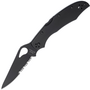 Spyderco Byrd Cara Cara 2 Black Stainless Black Blade BY03BKPS2