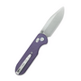 GEO Knife Ethereal Cutter SW M390 Blade Purple G10