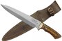 MUELA 228mm blade, double edge, full tang, beech stable wood and brass  RECOVA
