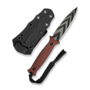 Civivi Perfrico Milled Burgundy G10 HandleBlack / Gray Striped 14C28N Blade