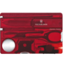 Victorinox SwissCard Lite, rosso traslucido 0.7300.T