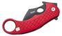 Lionsteel Folding knife Chemical Black MagnaCut blade, RED aluminum handle LE1 A RB