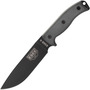 ESEE Knives ESEE-6P-B Model 6 black blade, grey handle with black sheath + belt clip