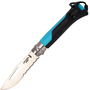 Opinel nůž N08 inox OUTDOOR PLASTIC modrý 254268 8,2 cm
