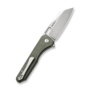 CIVIVI Nugz Green Canvas Micarta HandleSatin Finished 14C28N BladeLiner Lock C