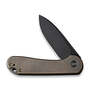 WE ELEMENTUM BRONZE BRONZE TITANIUM HANDLE Black Stonewashed CPM 20CV BLADE WE18062X-4