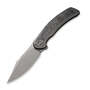 WE Snick Gray Titanium Handle With Marble Carbon Fiber Inlay Gray Stonewashed CPM-20CV Blade WE19022
