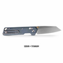Vosteed Parallel S35VN Stonewash Bleu Titane A3504