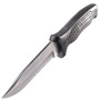 Mil-Tec COUTEAU DE CHASSE M.POIGNÉE EN CAOUTCHOUC BLANK 15386000