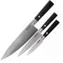 BÖKER DAMAST BLACK set kuchyňských nožů 3 ks 130420SET