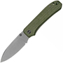 WE Big Banter Green Canvas Micarta Handle Gray Stonewashed CPM 20CV Blade WE21045-2