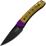 Kizer Liner Lock Mini Momo Vladimir Legachev Nitro-V Aluminium(Purple)+PEI V3663A1