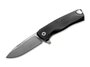 Lionsteel ROK BLACK Aluminum knife, RotoBlock, satin finish blade M390 ROK A BS