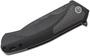 Petrified Fish PF838 Pub Black Stonewashed D2 Carbon Fiber With Black G10 PF838CDW