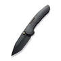 WE Trogon Black Titanium Handle Black Stonewashed CPM 20CV Blade WE22002B-2