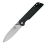 QSP Knife Parrot, Satin D2 Blade, Black G10 Handle QS102-A