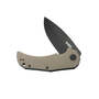 Kubey Mikkel Willumsen Design Bravo One Folding Knife Tan G10 Handle Ku319D