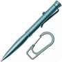 Bestechman Scribe Titanium Pen With Carabiner, Blue BM16B