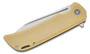 Petrified Fish PFB05 Tunny Satin 14C28N Brown Micarta PFB05BRMS